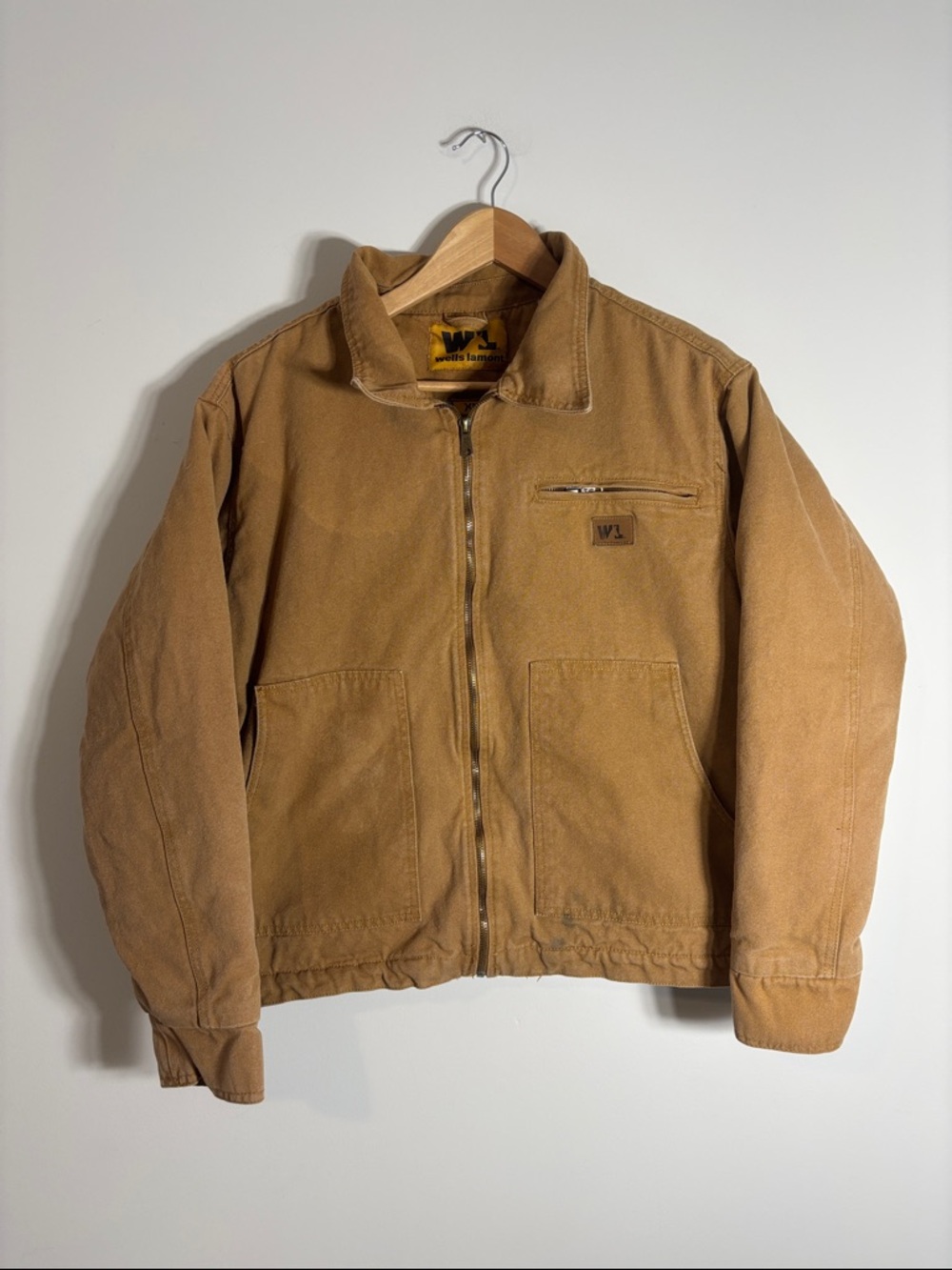 Wells Lamont Duck Canvas Sherpa Lined Work Jacket XL Detroit